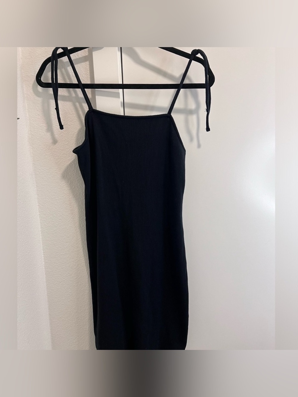 Black wild fable ribbed tank top dress
